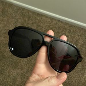 Mens Aviator Black Gucci sunglasses